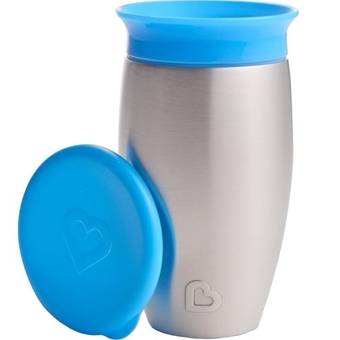 Munchkin Miracle 360 Stainless Steel Cup 12m+, 296ml - Син