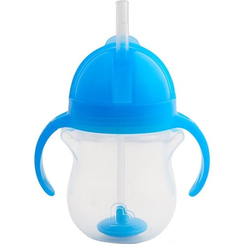 Munchkin Click Lock Tip & Sip Straw Cup 6m+, 207ml - Син