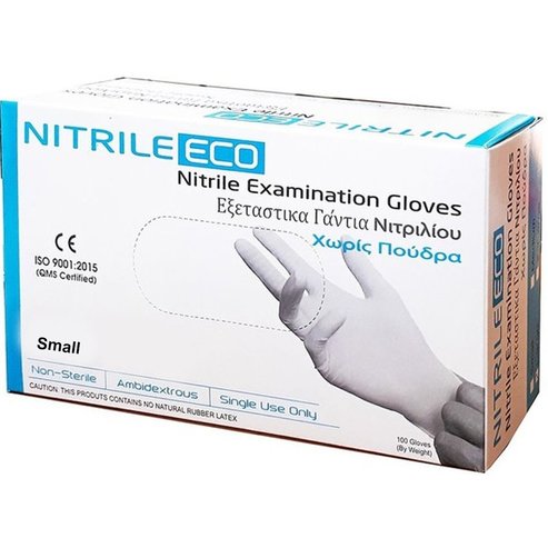 Alfacare Nitrile Eco Examination Gloves Powder Free 100 бр - Small