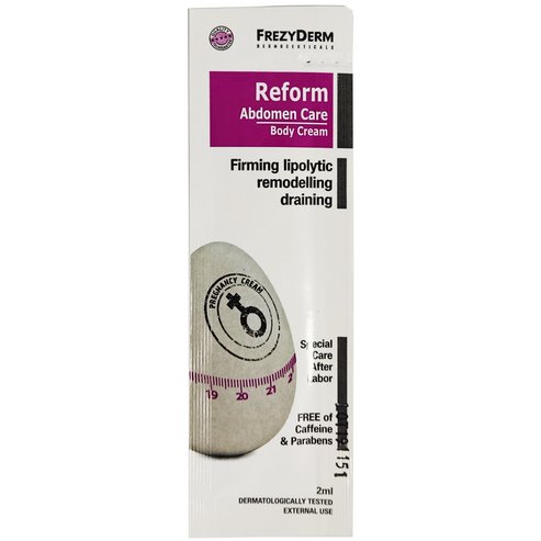 Frezyderm Проба Reform Abdomen Care Body Cream Нежен крем за лечение на следродилна релаксация 2ml