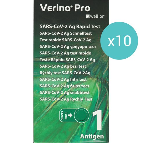 Wellion Комплект Verino Pro Sars-Cov-2 Ag Rapid Self Test 10 бр