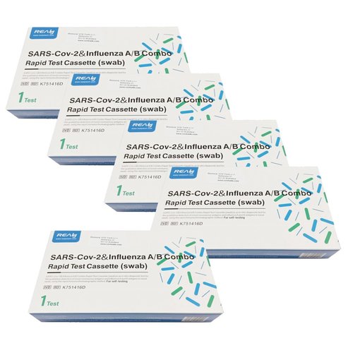 Realy PROMO PACK Sars-Cov2 & Influenza A/B Combo Rapid Self Test 5 бр