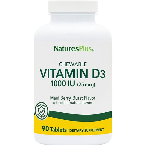 Natures Plus Подарък Vitamin D3 1000IU 90 Chew.tabs