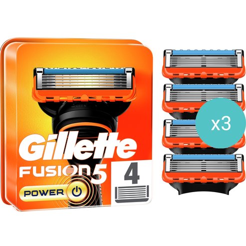 Σετ Gillette Fusion5 Power Replacement Razors 12 бр (3x4 бр)