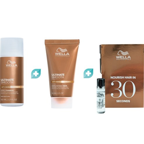Wella Professionals Комплект Подарък Ultimate Smooth Hair Shampoo 50ml & Hair Mask 30ml & Miracle Oil Serum 3ml