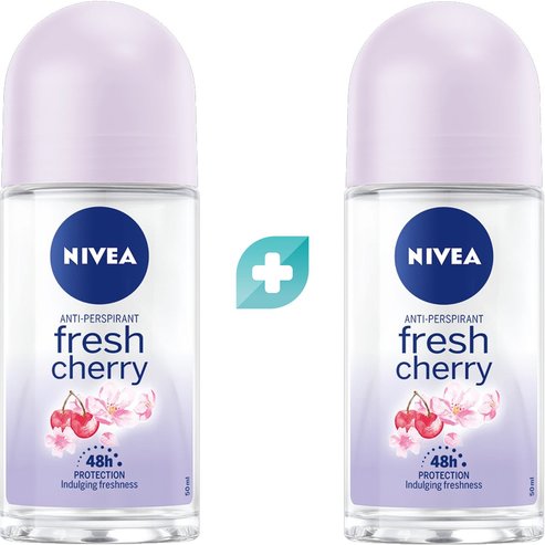 Nivea Комплект Fresh Cherry Anti Perspirant Roll-on Deo 100ml (2x50ml)
