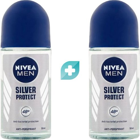 Nivea Комплект Men Silver Protect 48h Deo Roll-On 100ml (2x50ml)