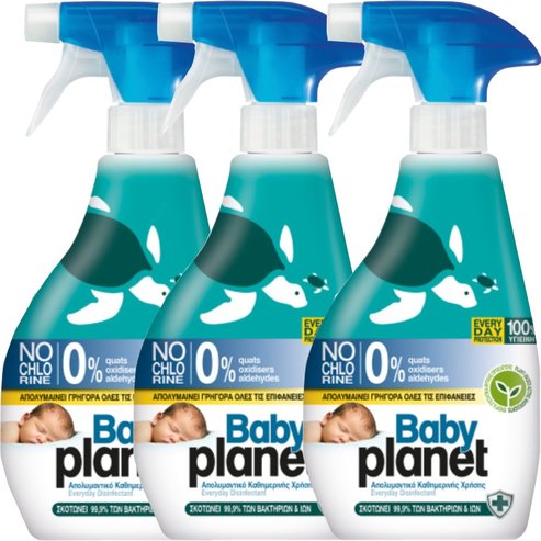 Baby Planet Комплект Everyday Disinfectant Protection Spray 1.300ml (3x325ml)