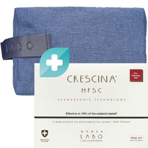 Σετ Δώρο Crescina Transdermic HFSC Re Growth 3 Day Trial Kit for Woman 1 Τεμάχιο & Denim Pouch 1 Τεμάχιο
