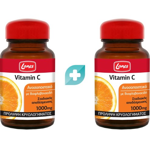 Lanes Комплект Vitamin C 1000mg 60tabs (2x30tabs)