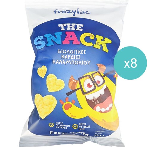 Frezyderm Комплект Frezylac The Snack Organic Corn Hearts 240g (8x30g)