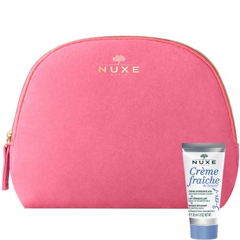 Nuxe Комплект Подарък Velvet Pink Pouch 1 бр & Creme Fraiche de Beaute Plumping Mask 30ml