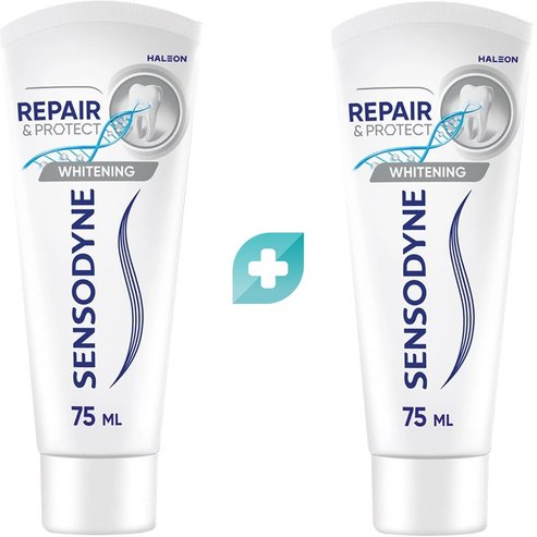 Sensodyne Комплект Repair & Protect Whitening Toothpaste 150ml (2x75ml)