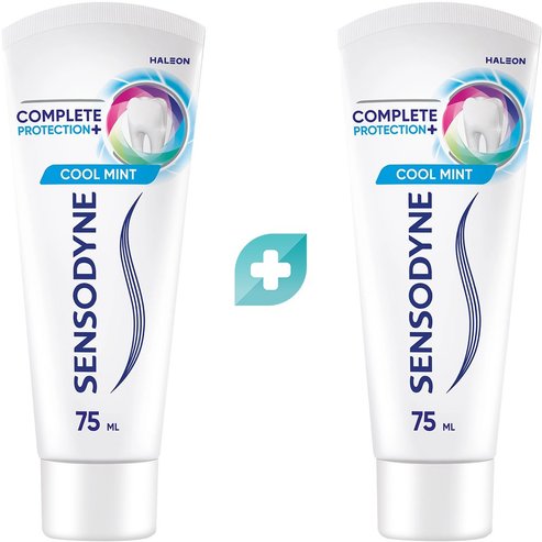 Sensodyne Комплект Complete Protection+ Cool Mint Toothpastet 150ml (2x75ml)