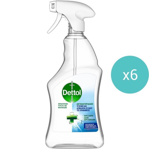 Сет Dettol Anti-Bacterial Surface Cleanser Spray 3.000ml (500mlx6)