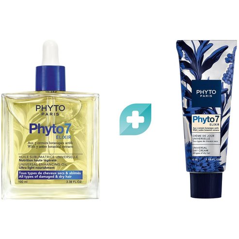 Комплект Phyto 7 Elixir Universal Enhansing Oil 100ml & Universal Day Cream 50ml