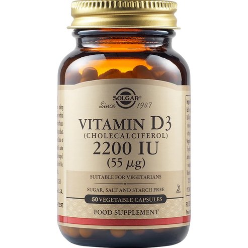 Solgar Vitamin D3 2200IU, 50caps