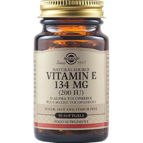 Solgar Vitamin E 134mg, 50 Softgels