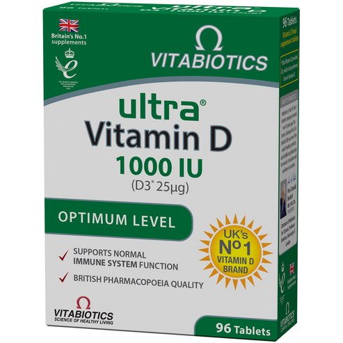 Vitabiotics Ultra-D3 25mg (1000IU) 96tabs