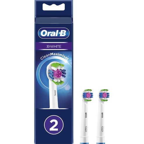 Oral-B 3D White Резервни глави за усъвършенствано почистване и избелване 2 глави