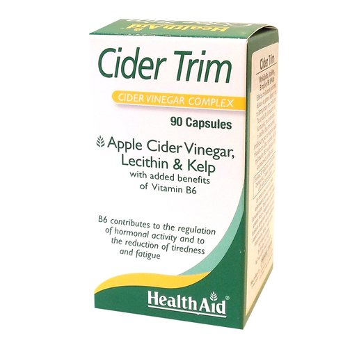 Health Aid Cider Trim (Cider Vinegar Complex) Бързо Отслабване и поддържане на идеално тегло 90 капсули