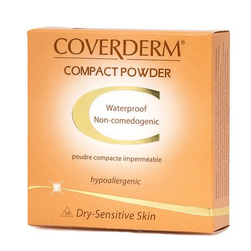 Coverderm Compact Powder Dry-Sensitive Skin Пудра за суха кожа 10gr - 1Α