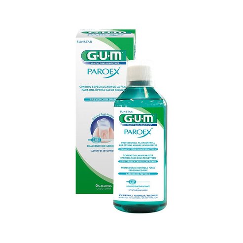 Gum Paroex 1702 Daily Prevention 0.06% Вода за уста срещу плака за здрави венци 500ml