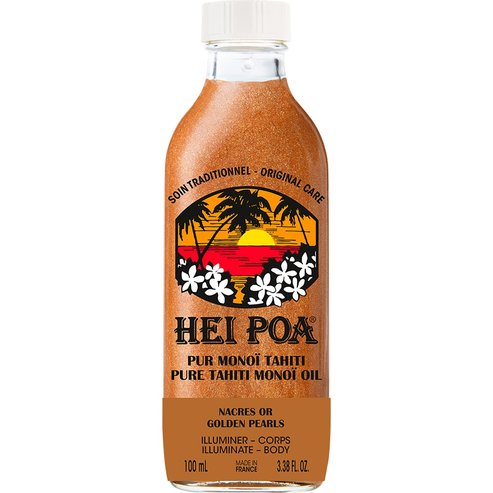 Hei Poa Pure Tahiti Monoi Oil Golden Pearls Iluminate Body 100ml