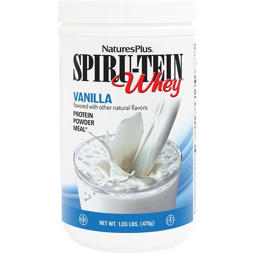 Natures Plus Spiru-Tein Whey Protein 476g - Vanilla