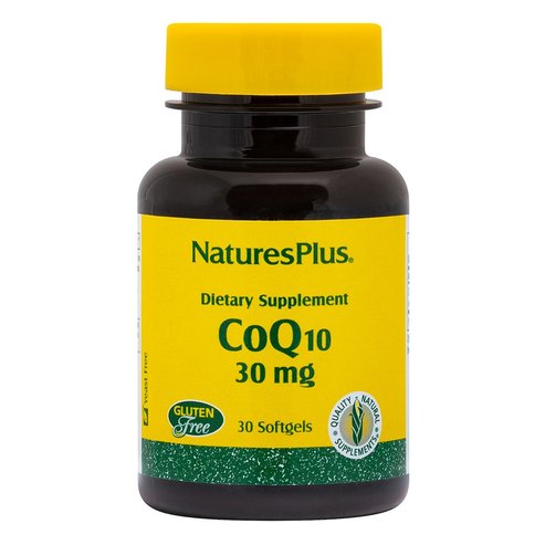 Nature\'s Plus Coenzyme Q10 30mg Хранителна добавка, подходяща за производство на енергия и за сърдечно -съдови заболя 30softgels