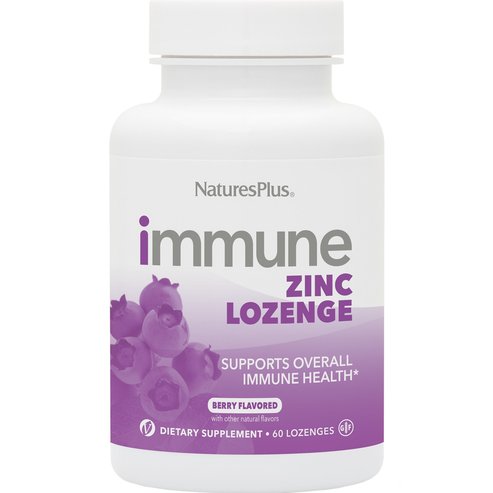 Natures Plus Immune Zinc 60 Lozenges