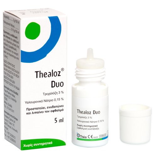Thea Thealoz Duo Офталмологичен защитен разтвор 5ml
