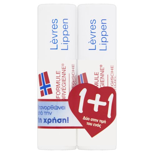 Neutrogena Norwegian Formula Lip Stick Лип стик коригира от първата употреба 1+1 подарък 4,8gr