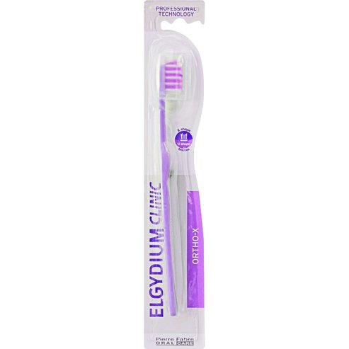 Elgydium Clinic Ortho-X Toothbrush 1 Парче - лилаво