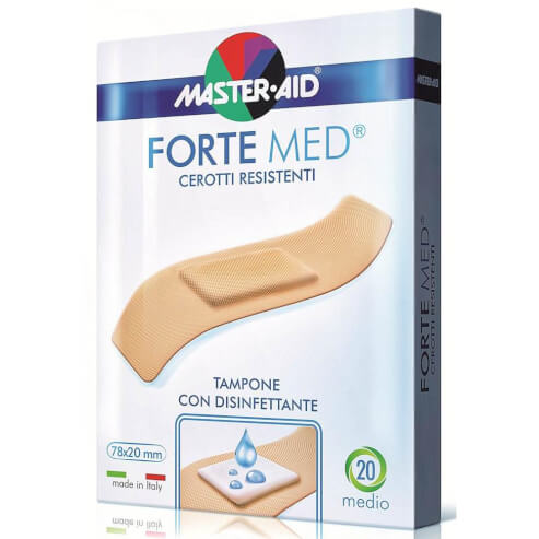 Master Aid Forte Med  78X20mm Тясни  20Strip