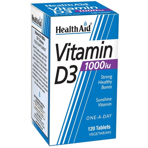 Health Aid Vitamin D3 1000iu 120caps