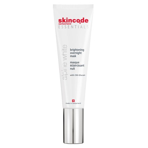 SKINCODE - ESSENTIALS Alpine White Brightening Overnight Mask - Изсветляваща нощна маска за лице 50 мл.