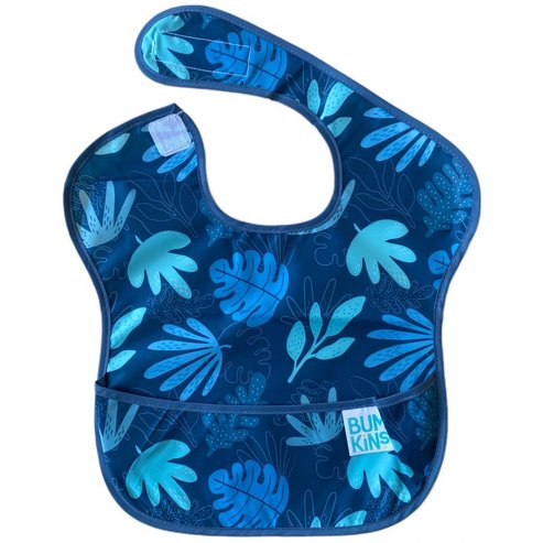 Bumkins Waterproof SuperBib Водоустойчив лигавник 6-24м 1 бр - Blue Tropic