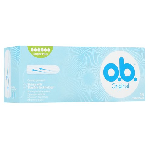 O.b. Original Super Plus Тампони за дни с голям до много голям поток 16 броя