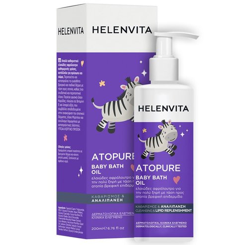 Helenvita Atopure Baby Bath Oil 200ml