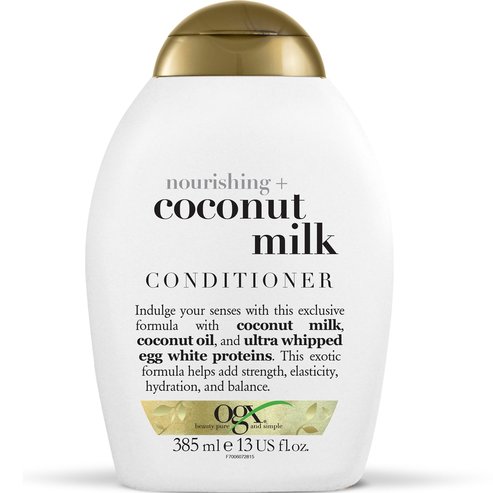 OGX Coconut Milk Conditioner Nourishing Омекотяващ подхранващ крем за здрава, здрава коса 385ml