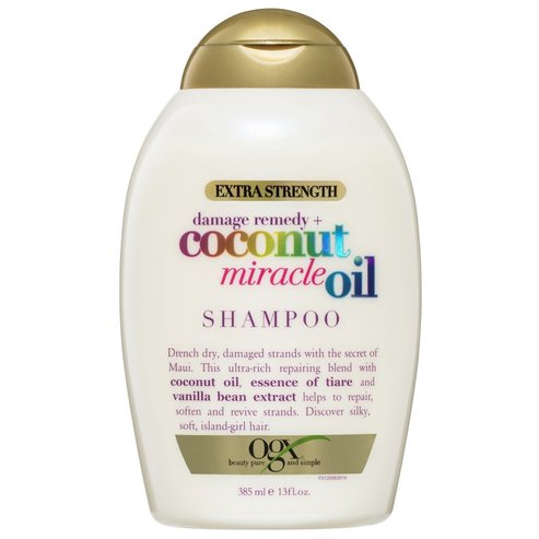 OGX Coconut Miracle Oil Shampoo Рехабилитационен шампоан за нарушена коса 385ml