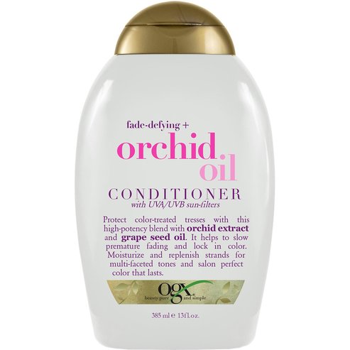 OGX Orchid Oil Conditioner Fade Defying Омекотяващ крем за защита на цвета за боядисана коса 385ml
