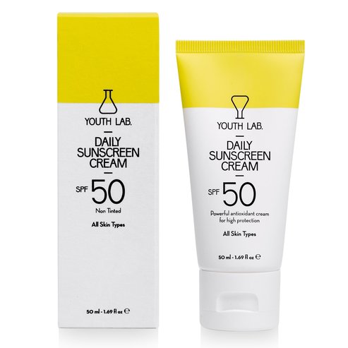 Youth Lab Daily Sunscreen Cream SPF50 Non Tinted Слънцезащитен крем за лице 50ml