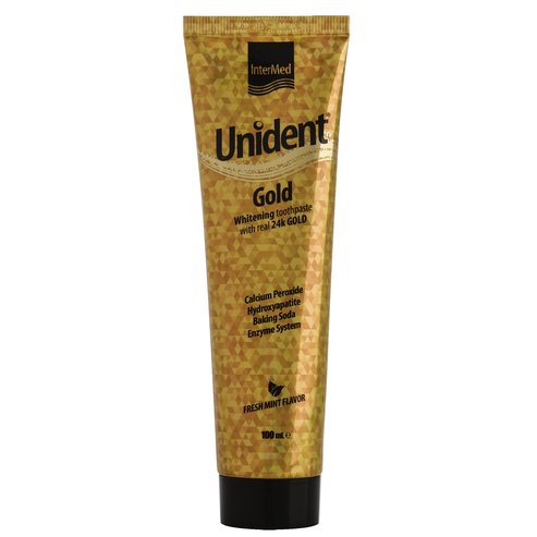  Intermed Unident Gold Избелваща паста за зъби 100ml