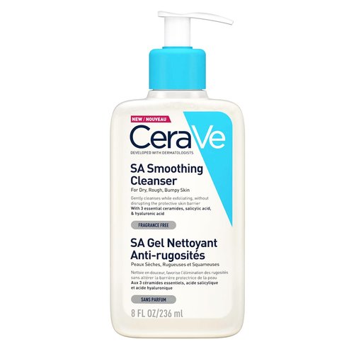 CeraVe SA Smoothing Cleanser Ексфолиращ почистващ гел 236ml