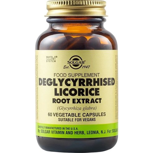 Solgar Deglycyrrhised Licorice Root Extract 60veg.caps
