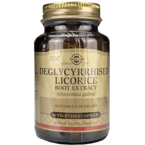 Solgar Deglycyrrhised Licorice Root Extract 60veg.caps