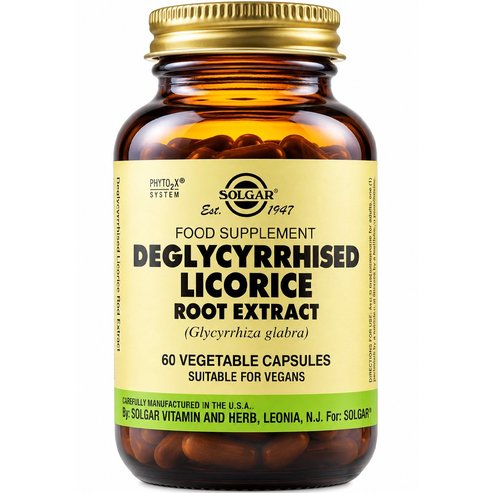Solgar Deglycyrrhised Licorice Root Extract 60veg.caps