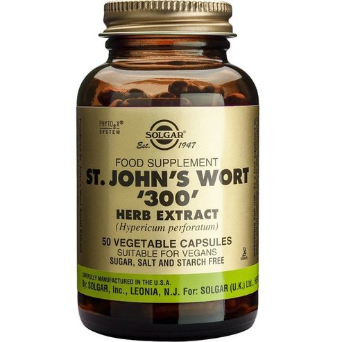 Solgar St. John\'s Wort Herb Extract 300mg, 50veg.caps